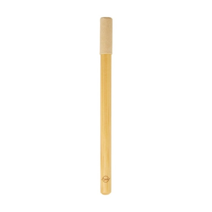 Bamboo pen with cap and endless writing function
