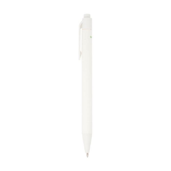 Recycled paper pen with matte finish and black ink