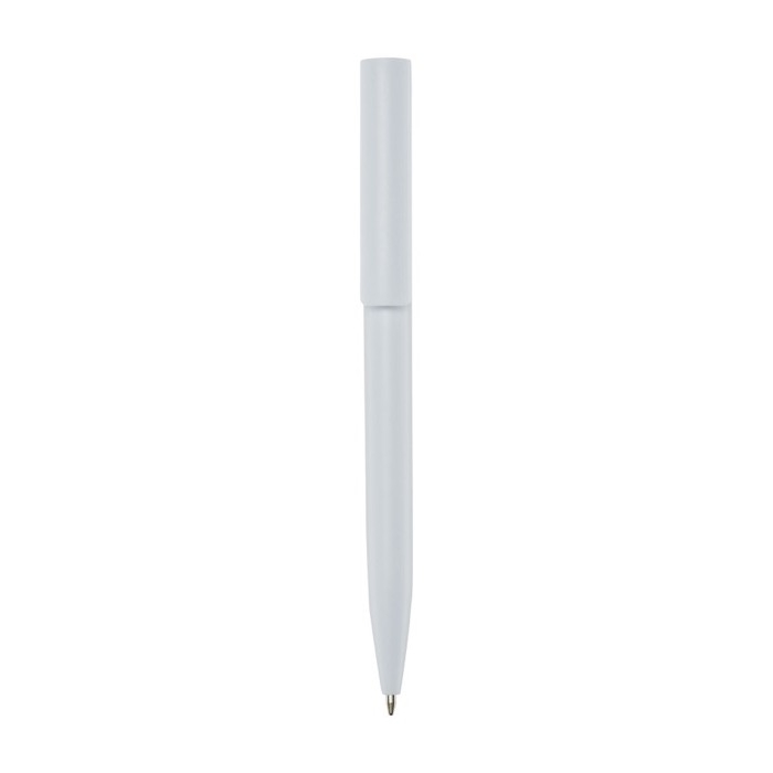 Recycled plastic pen in various colors, black ink