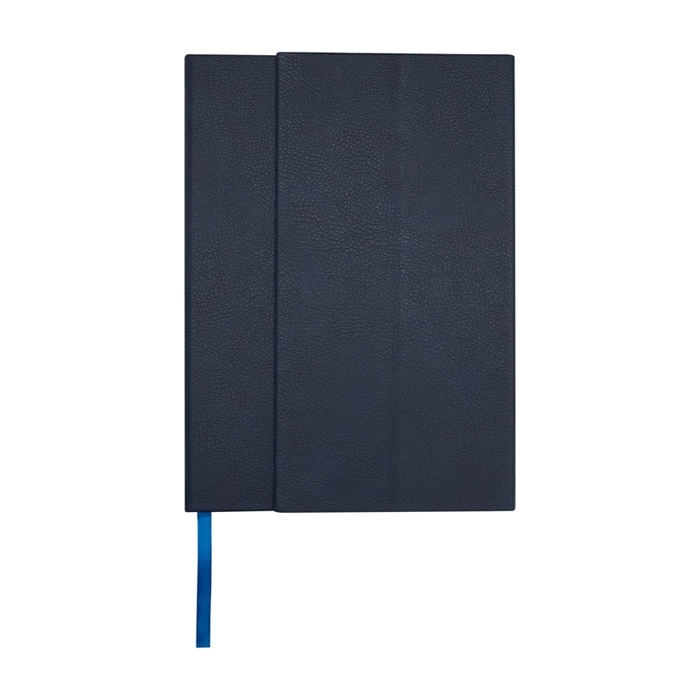 Hardcover recycled plastic notebook, A5, ruled pages