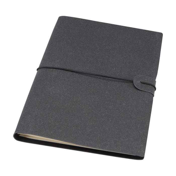Refillable notebook, recycled plastic cover, two A5 inserts
