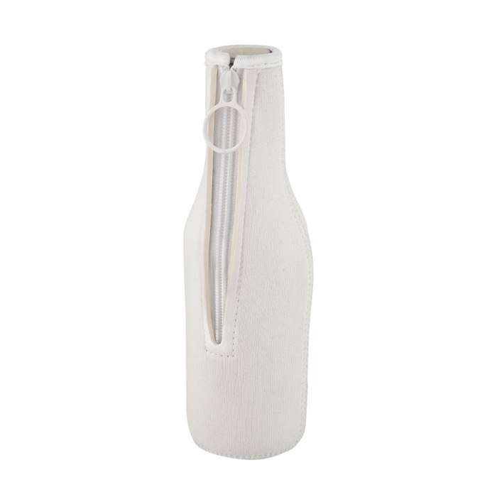 Colourful neoprene insulated sleeve with zip