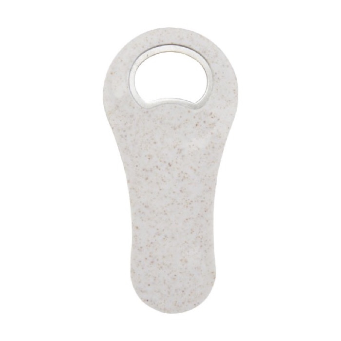 Colourful wheat straw bottle opener