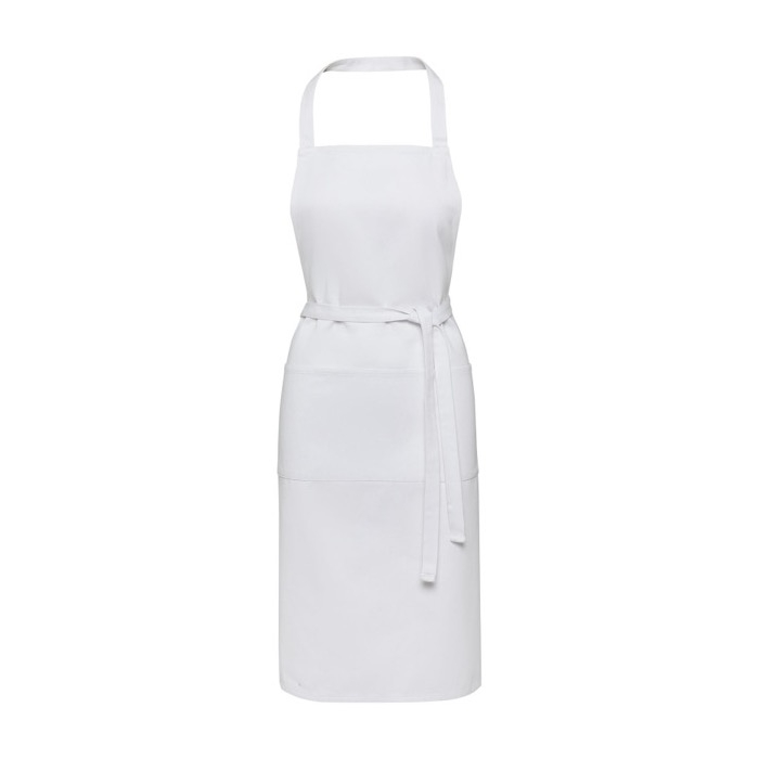 Recycled materials apron with two pockets, 240 g/m²