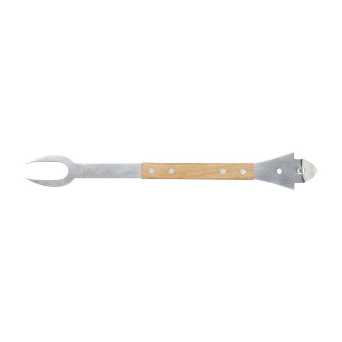 4-in-1 barbecue toolset with wooden handle