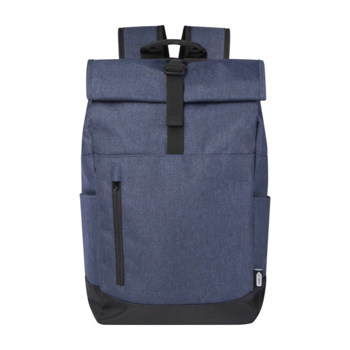 Grey and black padded backpack for 15.6'' laptop