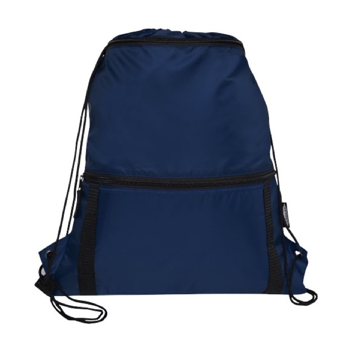 Coloured recycled PET drawstring bag