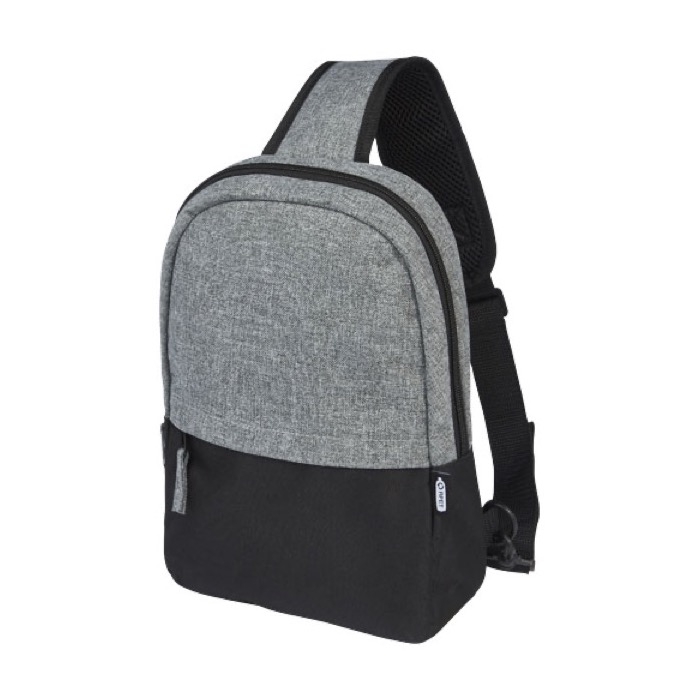Backpack with single strap and multiple pockets