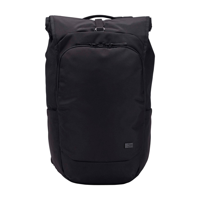 Expandable laptop backpack, roll-top closure, polyester, 17"