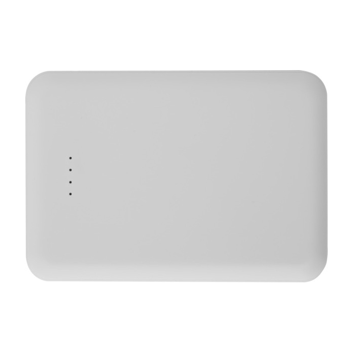 Slim and stylish recycled plastic power bank, 5,000 mAh