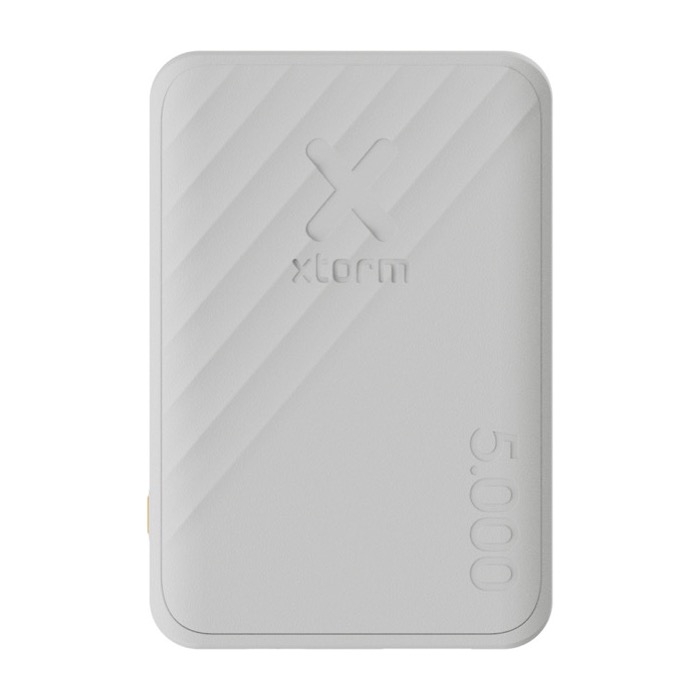 Fast-charging power bank with 2 ports and FastCharge, 5,000 mAh