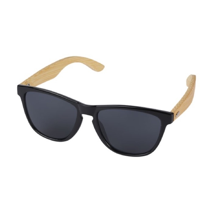 Bamboo and recycled plastic sunglasses with UV400 protection