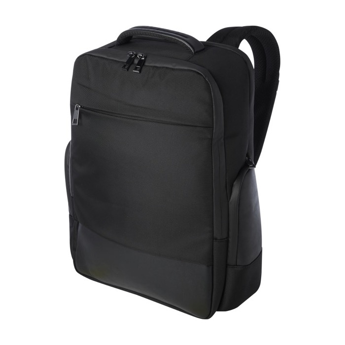 Water-repellent recycled polyester laptop backpack, 15.6''