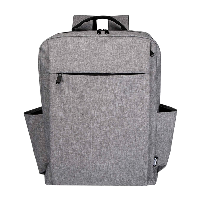 Recycled polyester backpack with laptop compartment, 15"