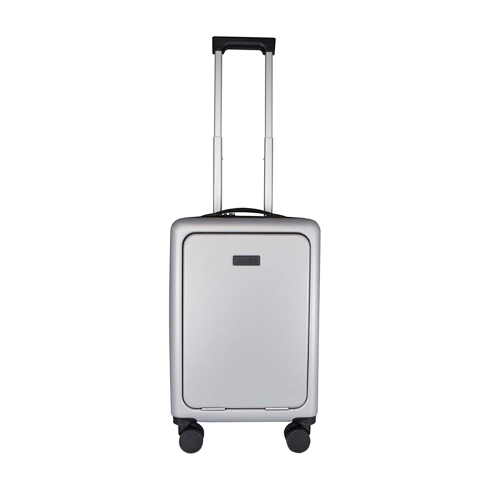 Recycled plastic cabin trolley with laptop compartment, 20"