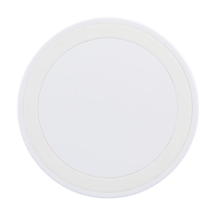 Round wireless charging base with a touch of colour