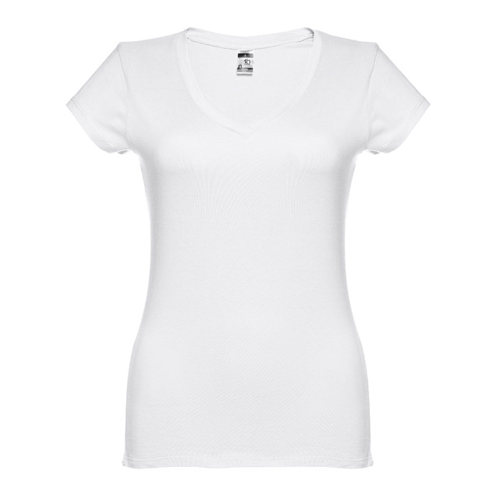 Women's fitted V-neck T-shirt, 150 g/m2, THC Athens