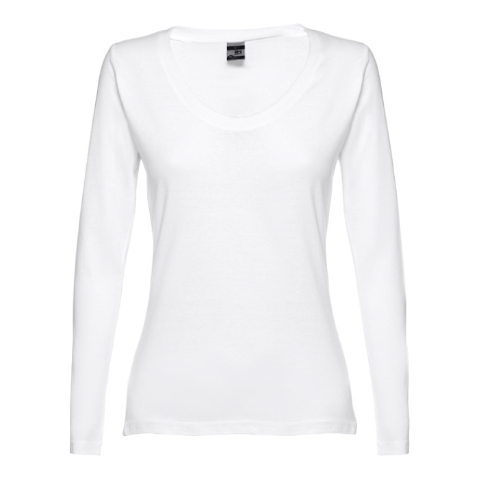 Women's long-sleeved cotton shirt, 150 g/m2