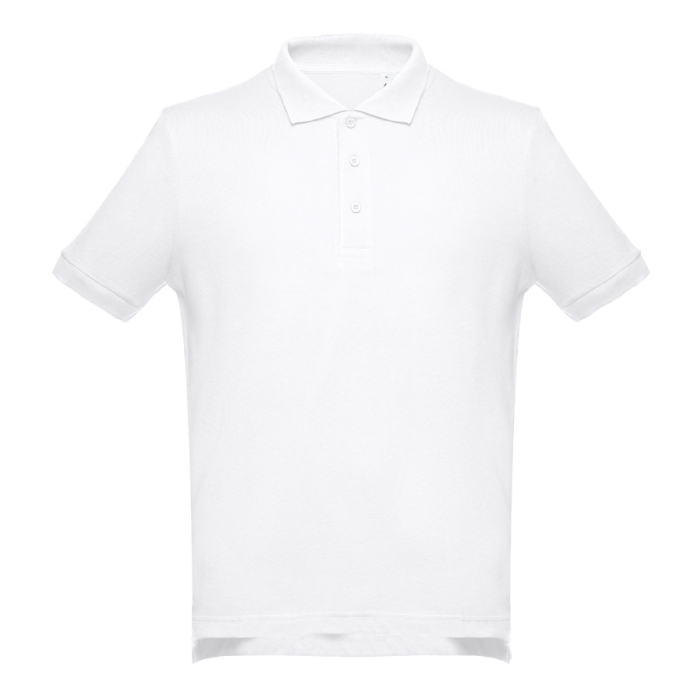Men's cotton polo shirt in colours, 195 g/m2, THC Adam