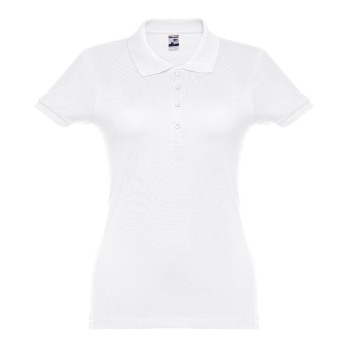 Women's cotton polo shirt in many colours, 195 g/m2
