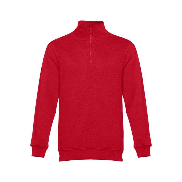1/4 zip sweatshirts, polyester & cotton, 320 g/m2