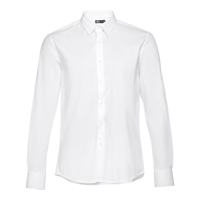 Men's fitted long-sleeved shirt, 115 g/m2, THC Paris