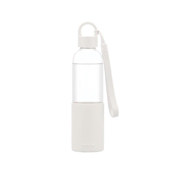 Tritan drinking bottle with silicone seal and loop, 500 ml