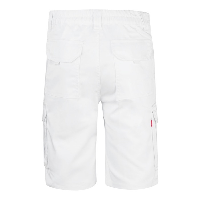 Elastic shorts with pockets, cotton and polyester, 240 g/m2,