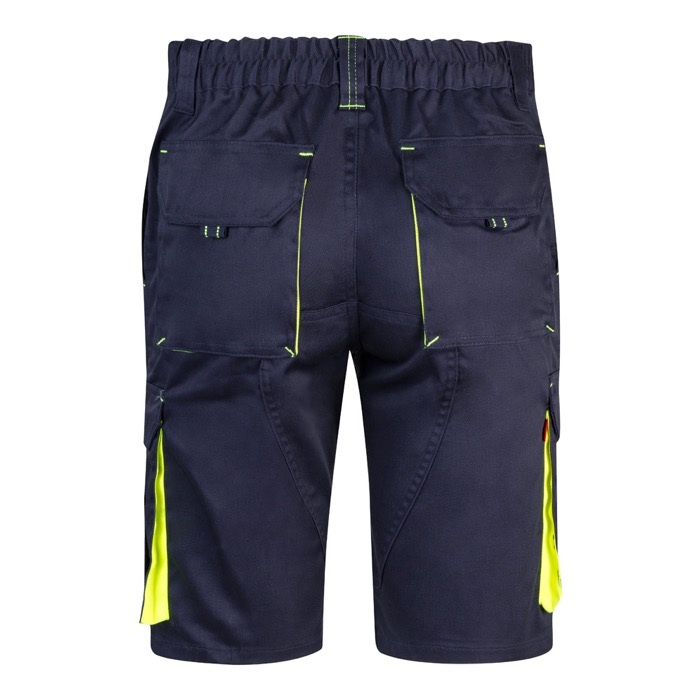 Two-tone cotton-polyester work shorts – 240 g/m2