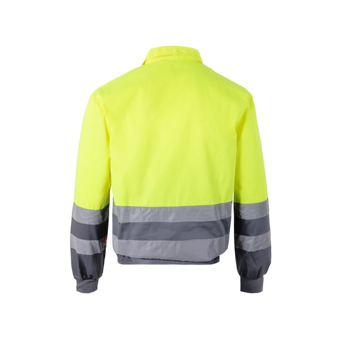 Two-tone work jacket with reflective bands – 210 g/m2 