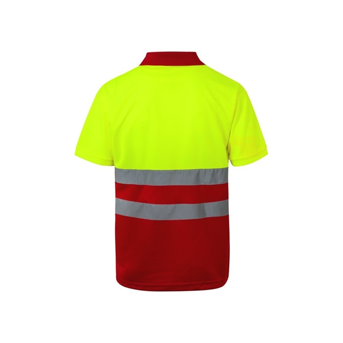 Extra-large short-sleeved work polo shirt, polyester, 160 g/m2, 