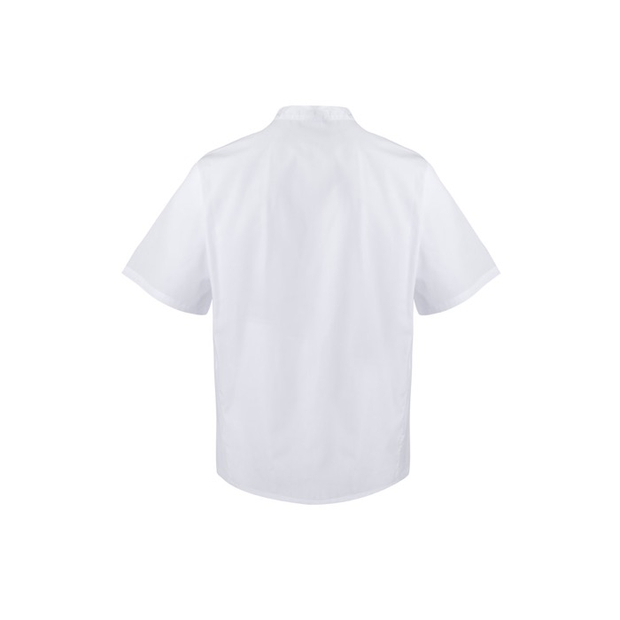 Short-sleeved chef's jacket, polyester and cotton, 110 g/m2,