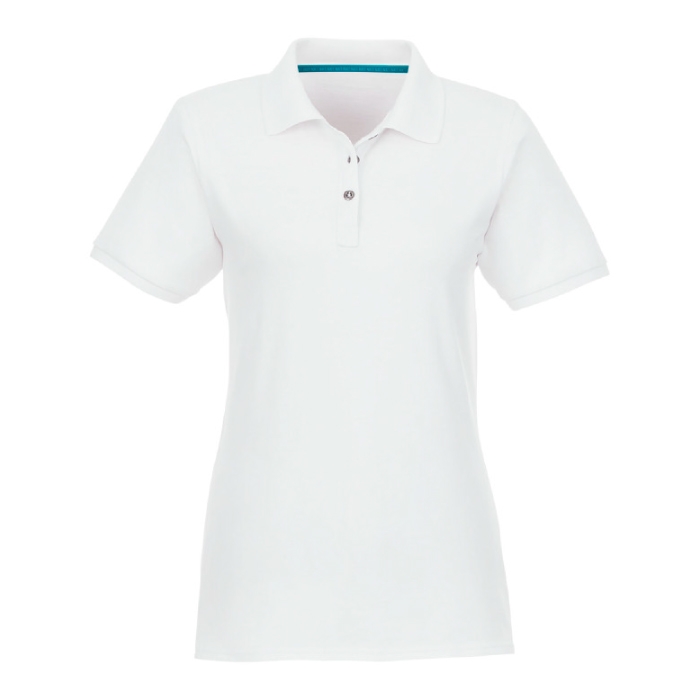 Women's polo shirt made of organic cotton and recycled polyester, 220 g/m², Elevate NXT