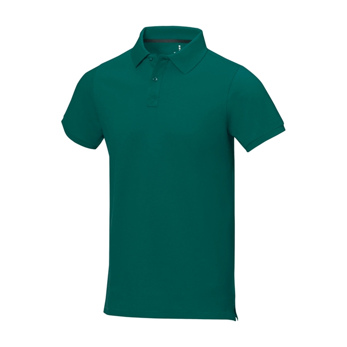 Men's short-sleeve cotton piqué polo, 200 g/m2, Elevate Life
