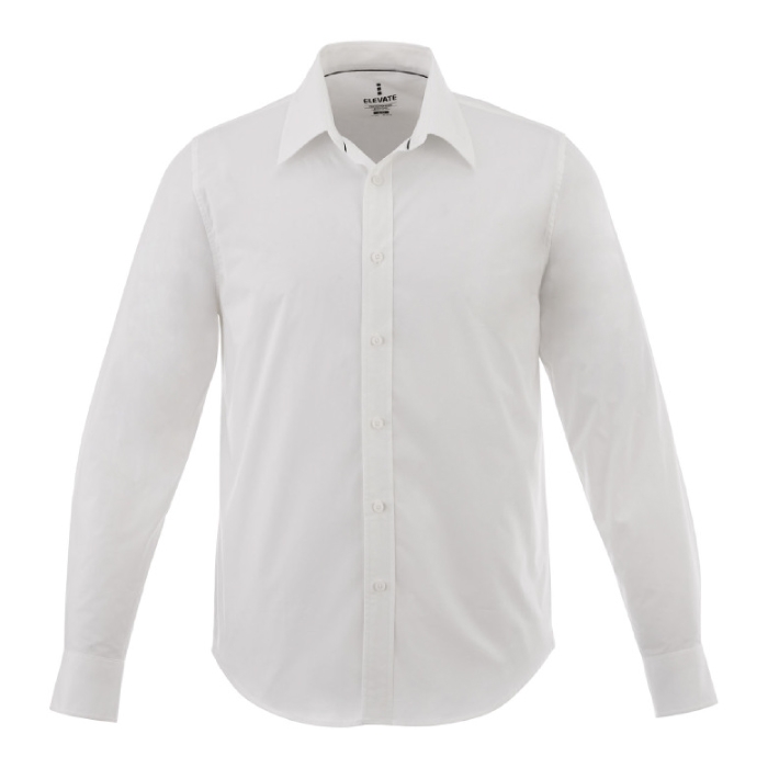 Men's elastic poplin shirt, 118 g/m², Elevate Life