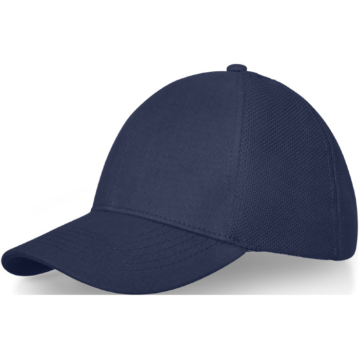 Cotton cap with mesh, 260 g/m²