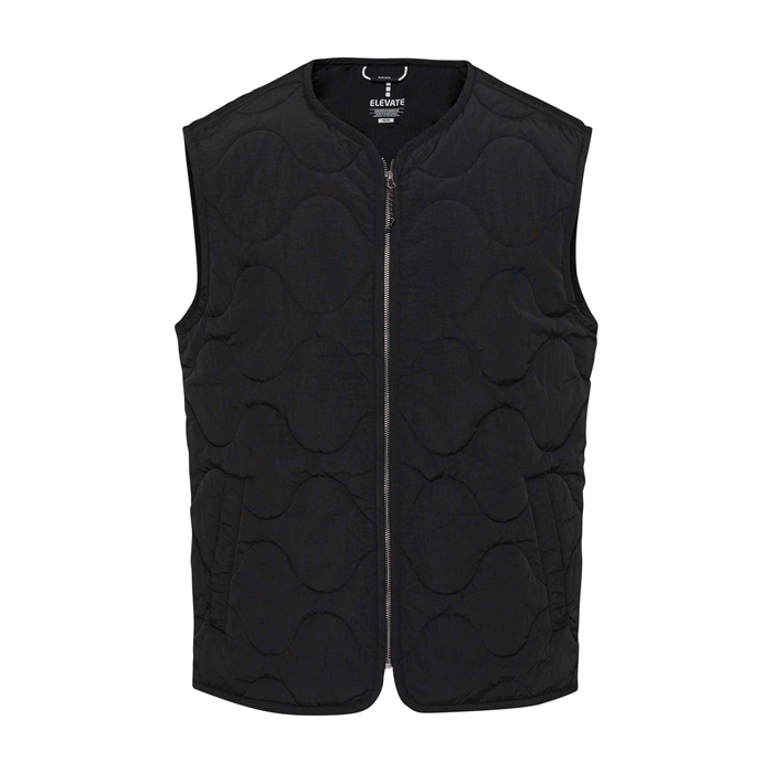 Unisex recycled nylon gilet, textured, 110 g/m2, Elevate NXT