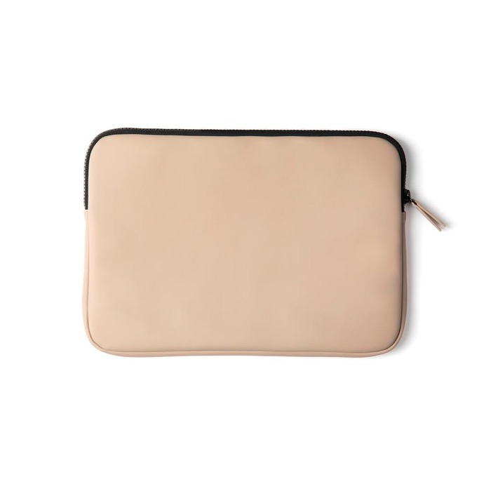 Water-repellent laptop sleeve with elegant design, 15"