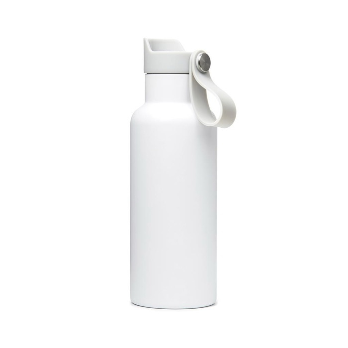 Promotional thermal bottle with handle and push-button lid, 500 ml