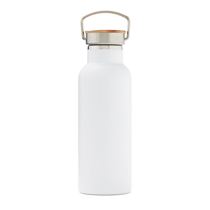 Durable, branded stainless steel bottle, 500 ml