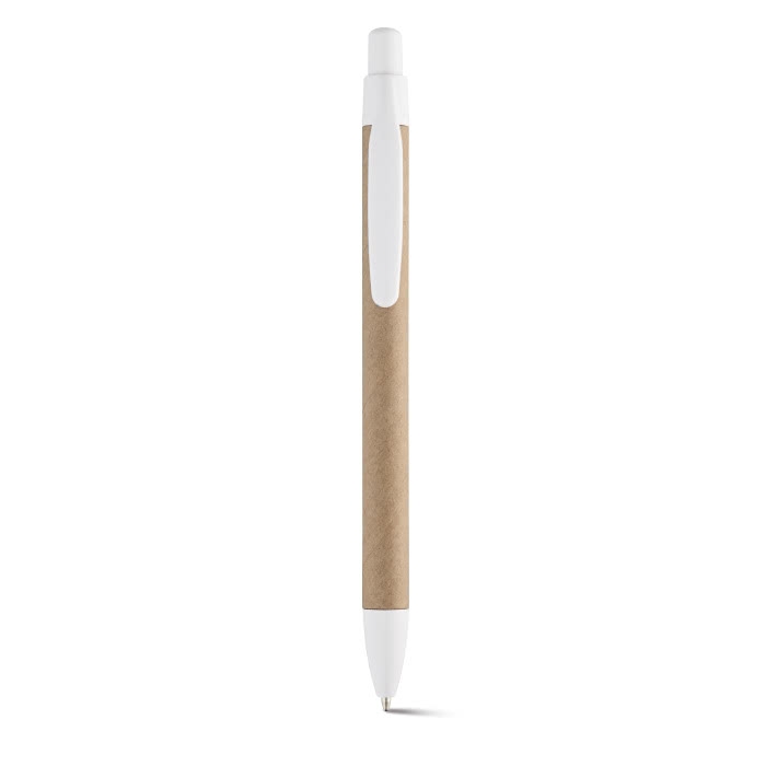 Sustainable ballpoint pen kraft paper blue ink