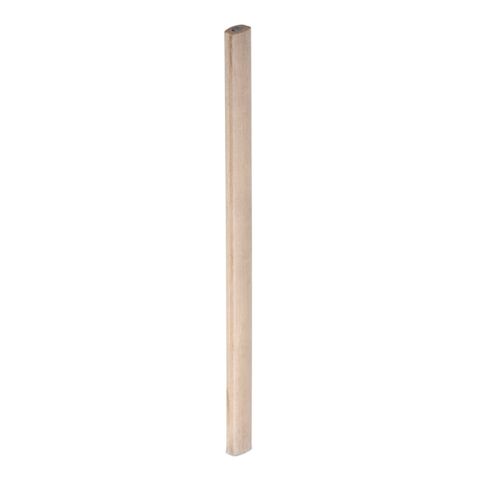 Simple carpenter's pencil made of natural wood
