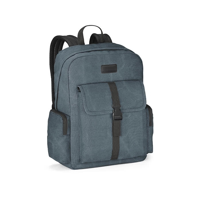 Outdoor style canvas cotton laptop backpack, 15.6''