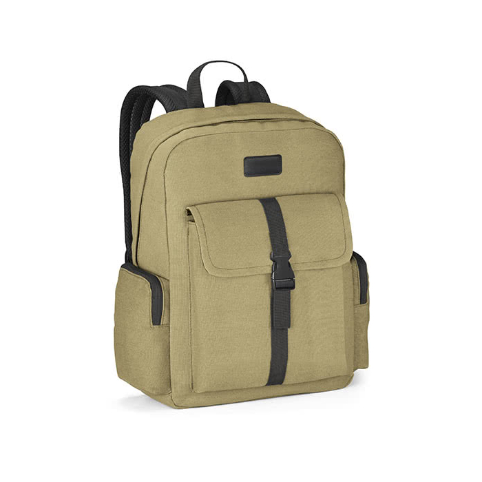 Outdoor style canvas cotton laptop backpack, 15.6''