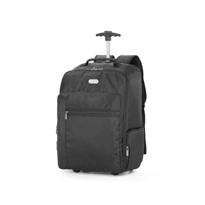 Padded backpack for laptops with trolley, 17'', Traction
