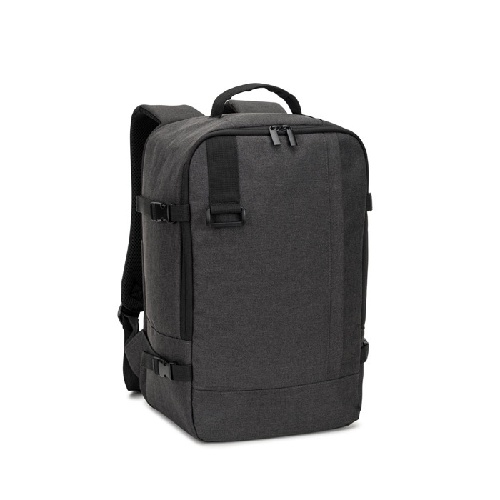 Recycled polyester backpack, airline cabin size 14"