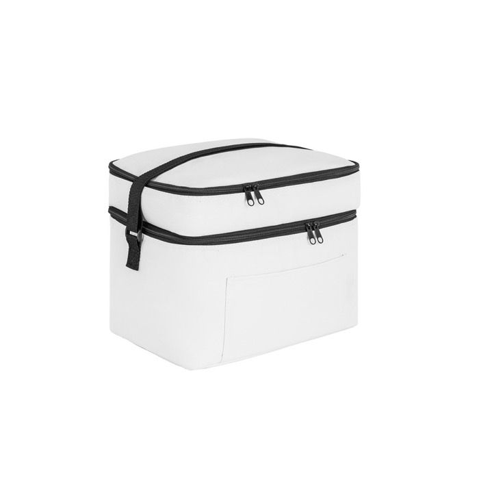 Recycled polyester thermal bag with adjustable strap, 12L