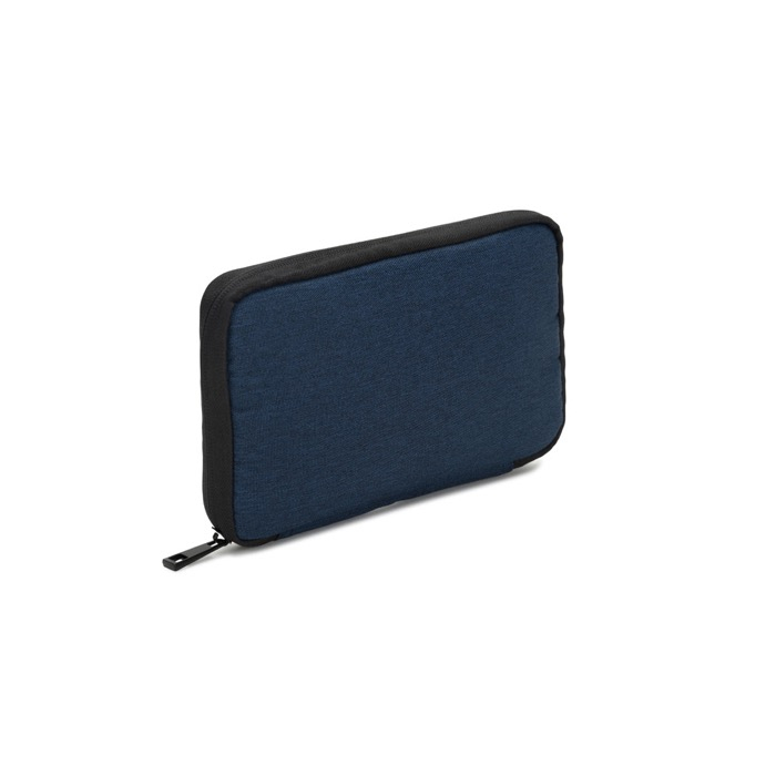 Recycled polyester organiser bag for tech accessories
