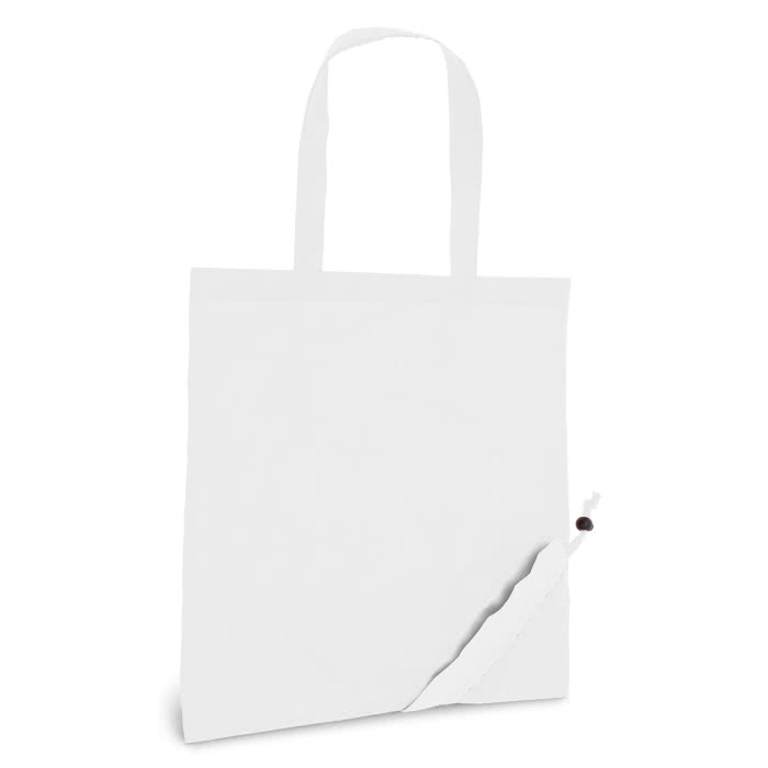 Shopping bag made of 190T polyester, Raspberry