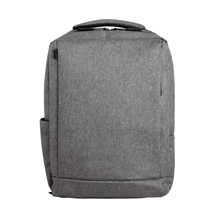 Polyester PC backpack with trolley strap, 300D, 15.6